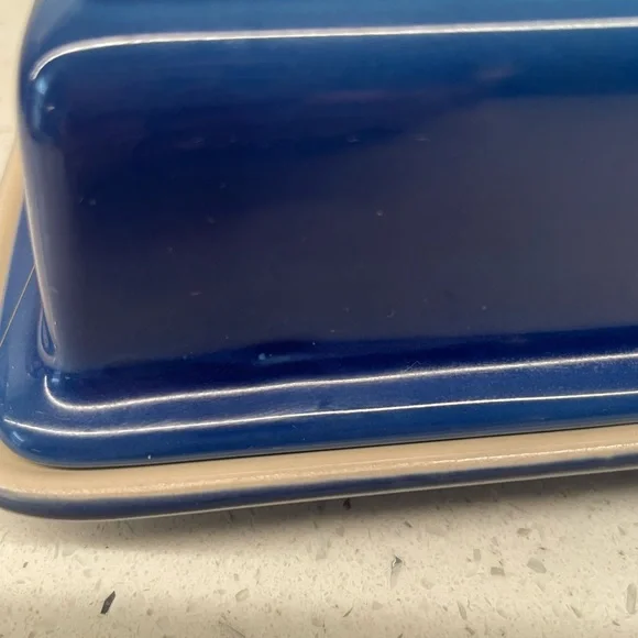 Le Creuset Butter Dish Ombre Azure Blue NWT - Picture 12 of 13